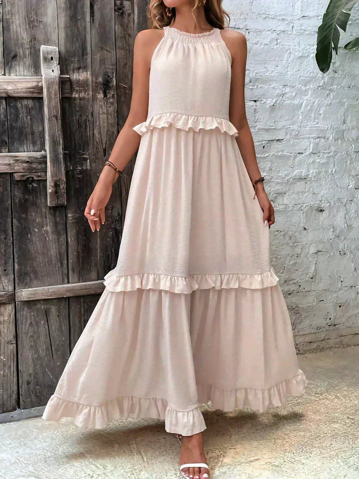 Lou | Elegant Sleeveless Dress with Ruffles
