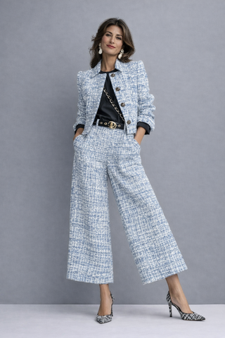 Eloise | Women's Textured Two-Piece Set