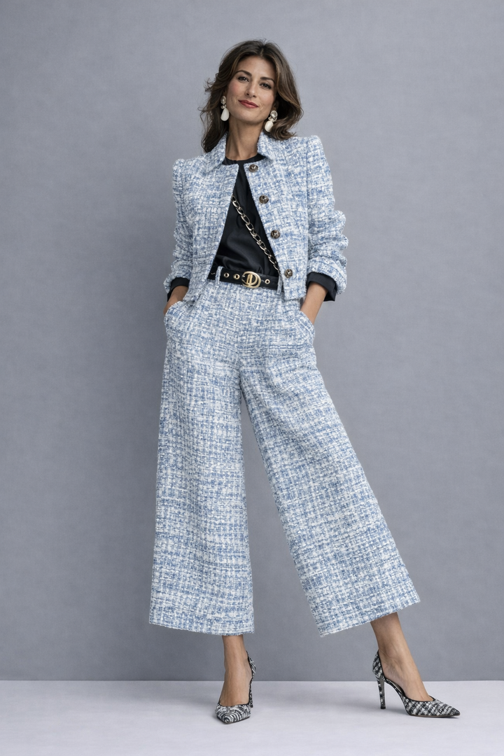 Eloise | Women's Textured Two-Piece Set
