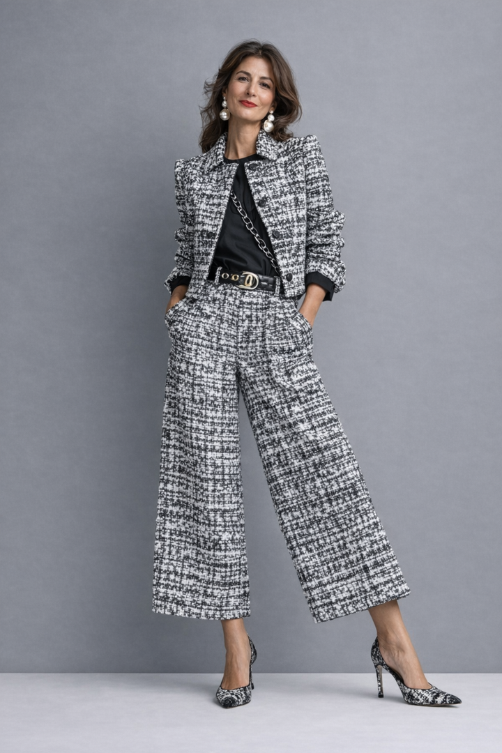 Eloise | Women's Textured Two-Piece Set