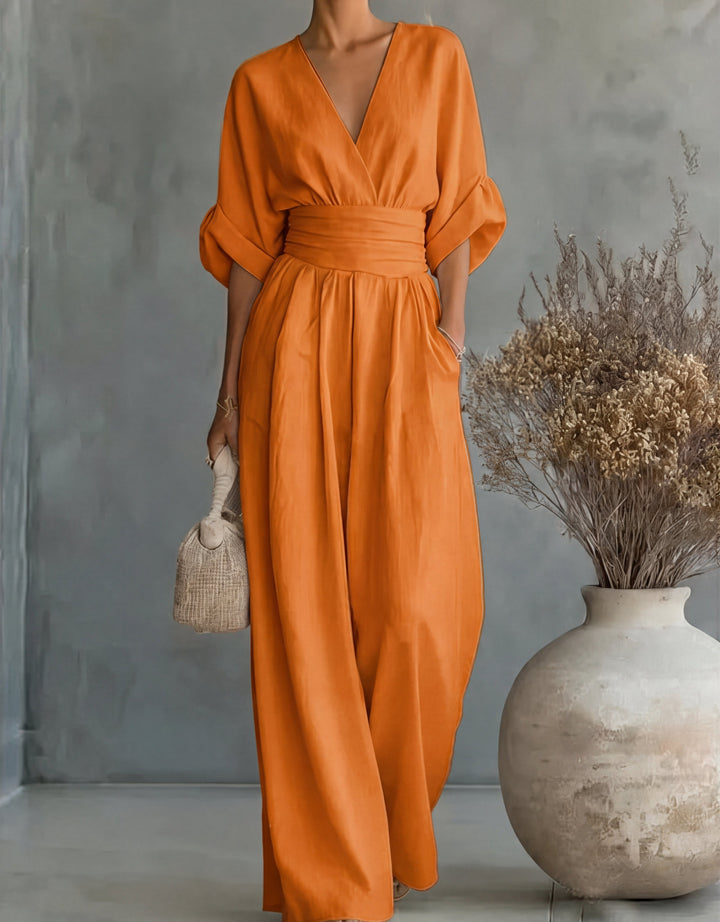 Marina | Loose Wide-Leg Jumpsuit