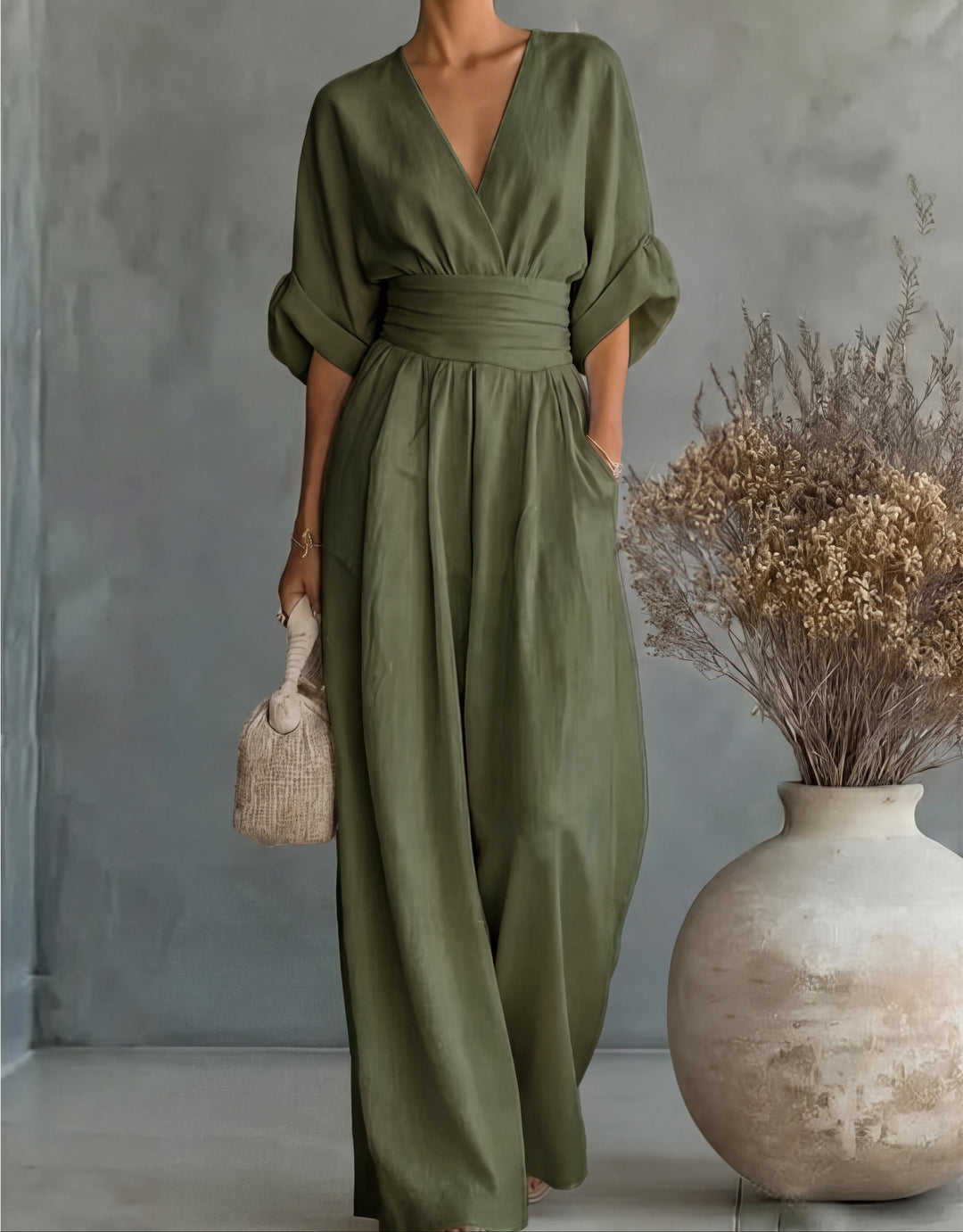 Marina | Loose Wide-Leg Jumpsuit