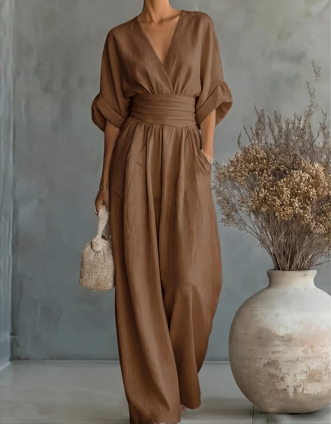 Marina | Loose Wide-Leg Jumpsuit
