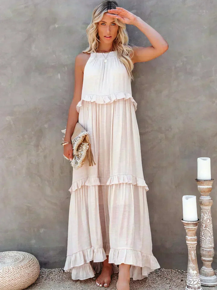 Lou | Elegant Sleeveless Dress with Ruffles