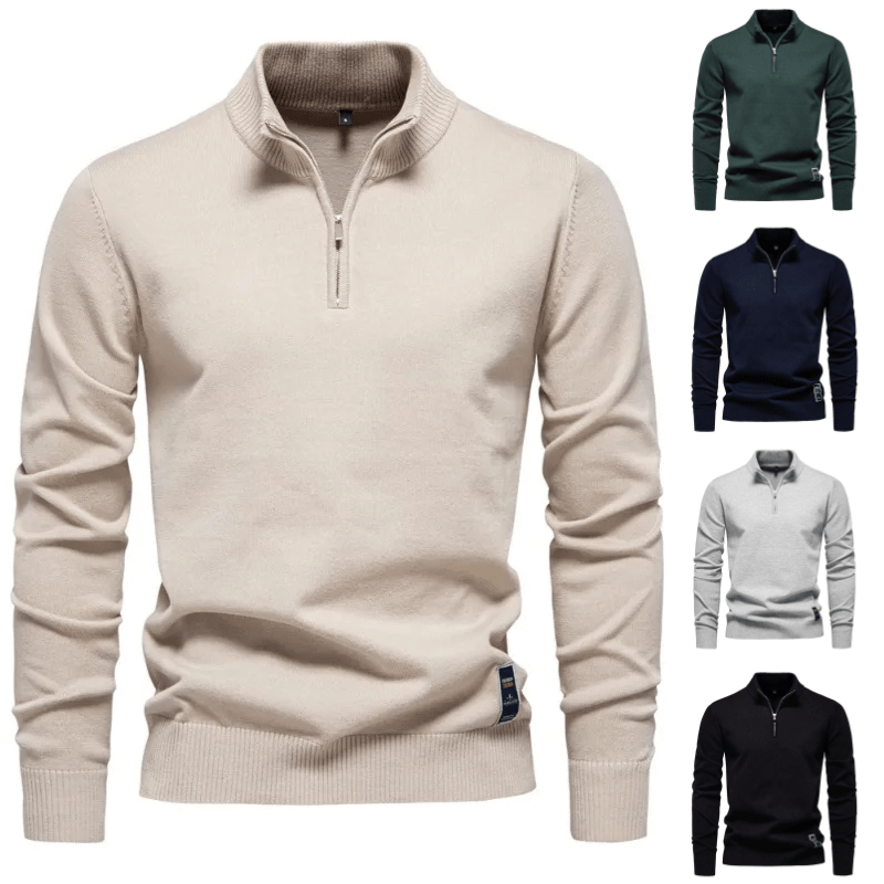 Daan | Zip-Up Sweater