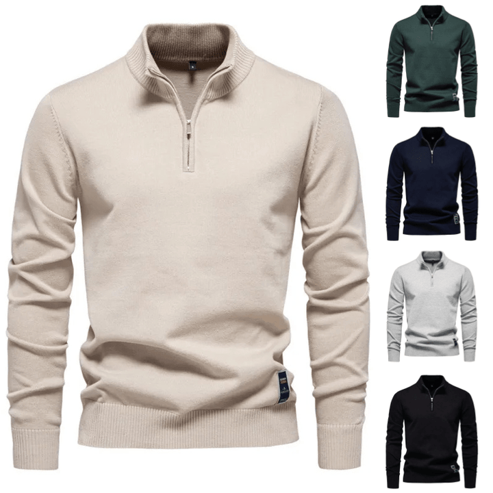 Daan | Zip-Up Sweater