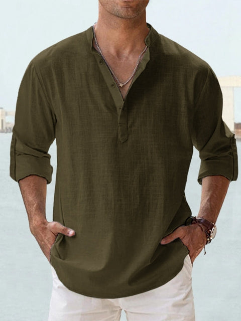 Leo | Breathable Linen Shirt