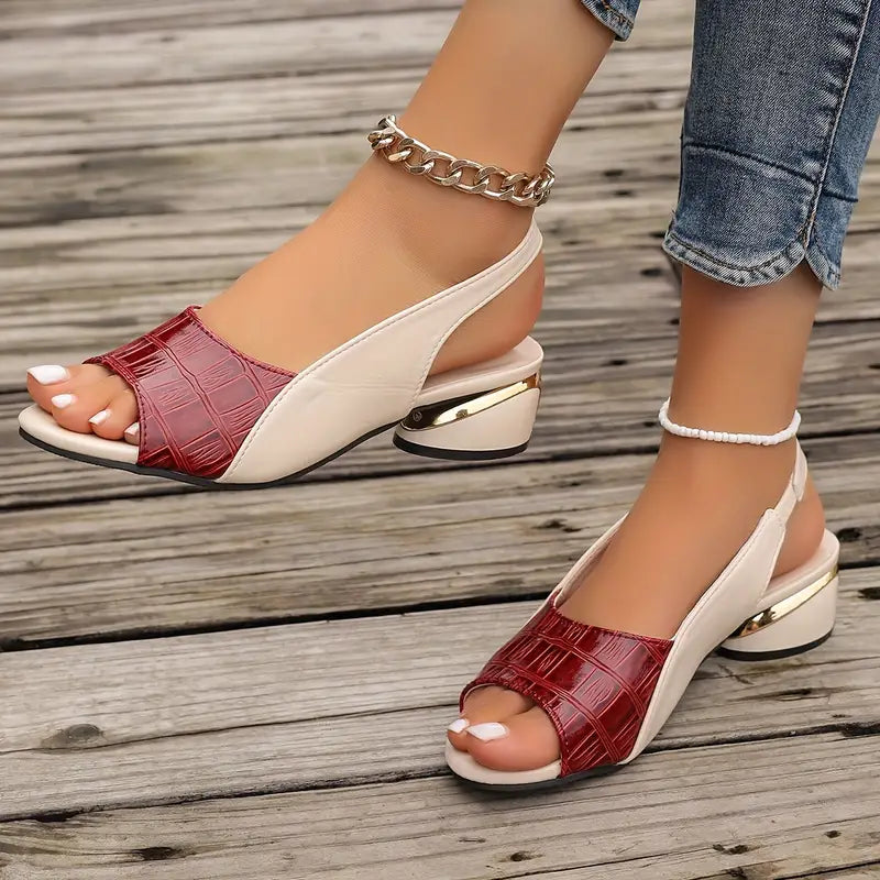 Gloria | Modern Slingback Sandals