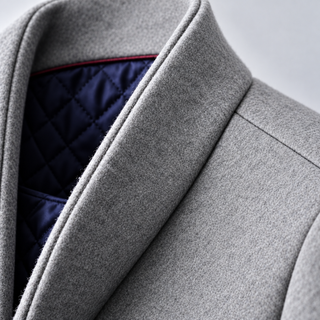 Sebastian | Quilted Longline Overcoat