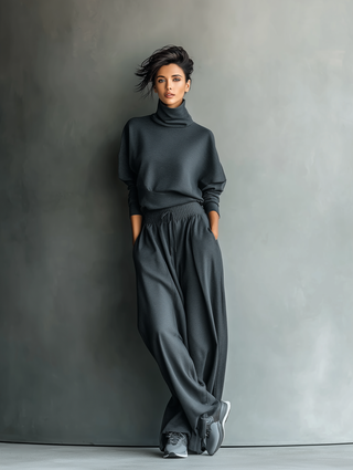 Elara | Chic Turtleneck Two-Piece Set