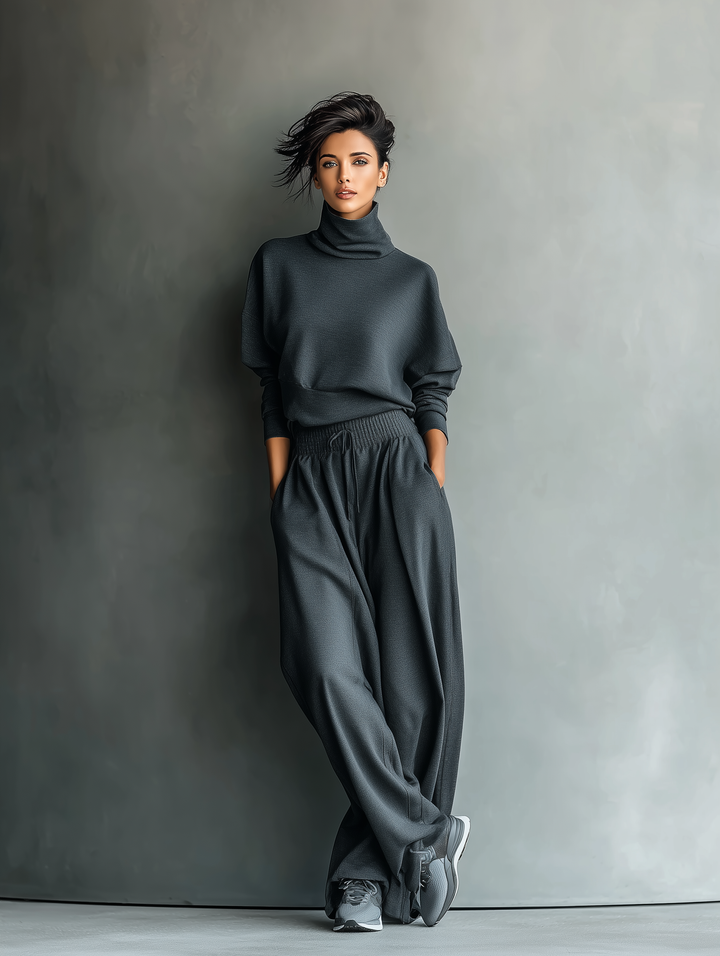 Elara | Chic Turtleneck Two-Piece Set