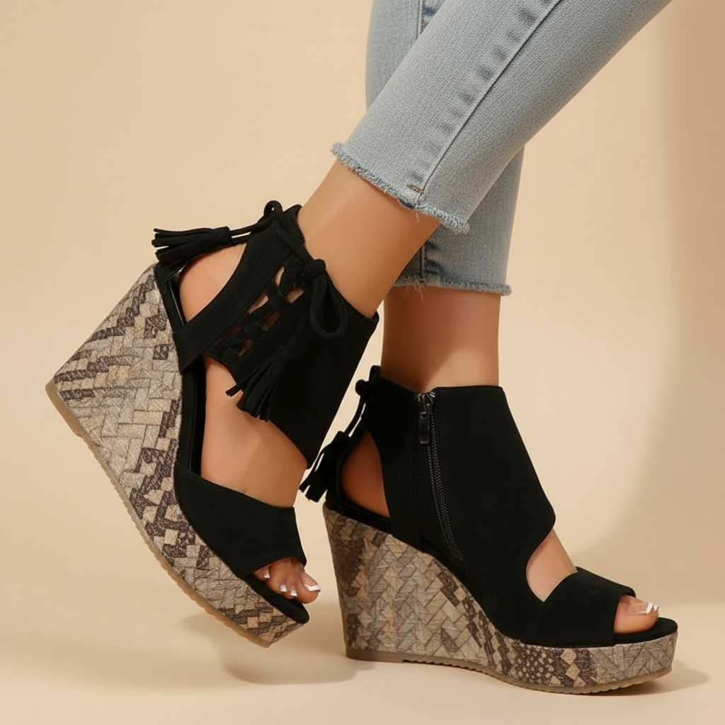 Marnie | Lace-Up Platform Sandals
