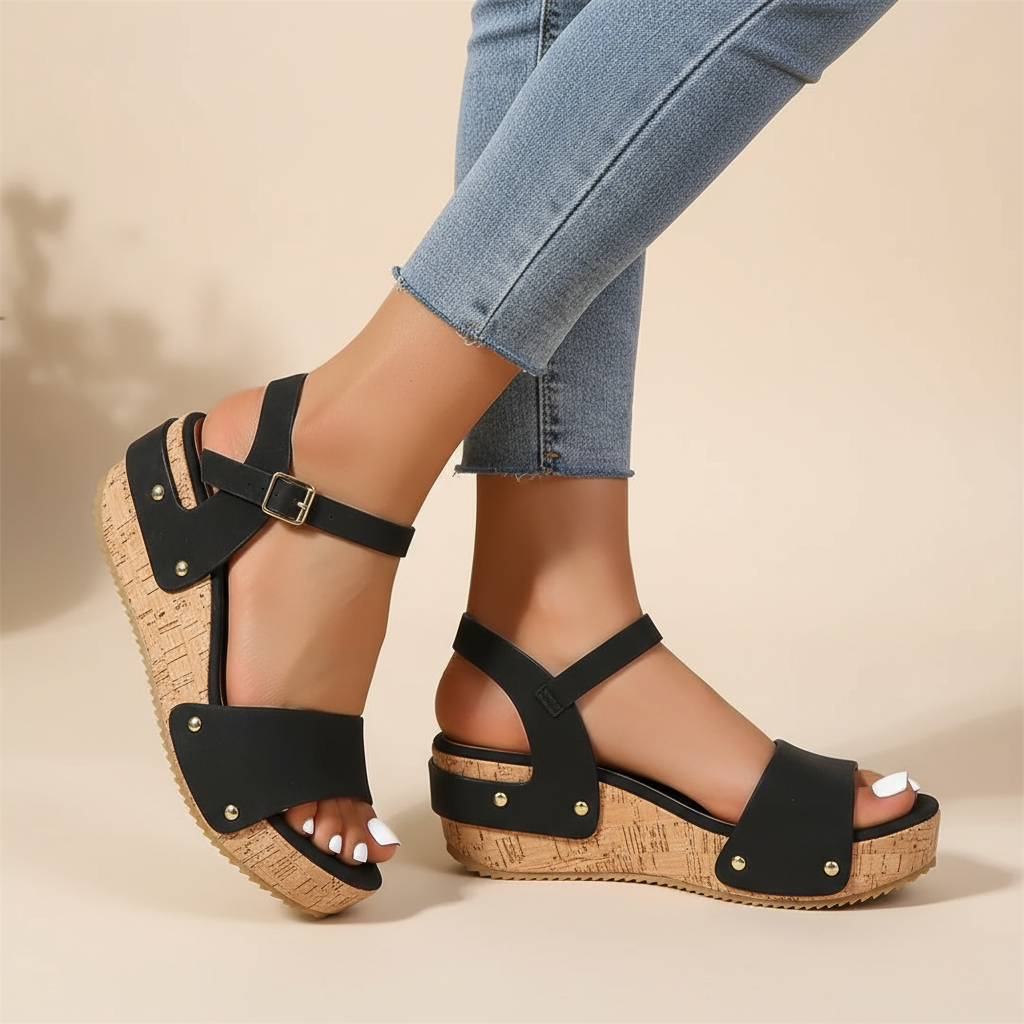 Daniela | Comfortable Everyday Wedge Sandals