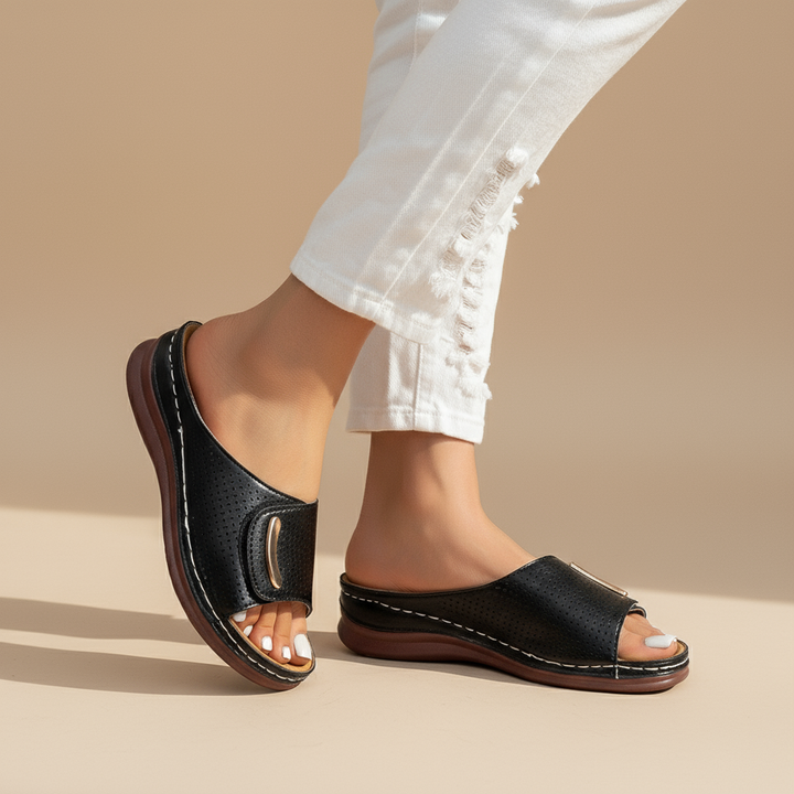 Joanna | Minimalist Slip-On Sandals