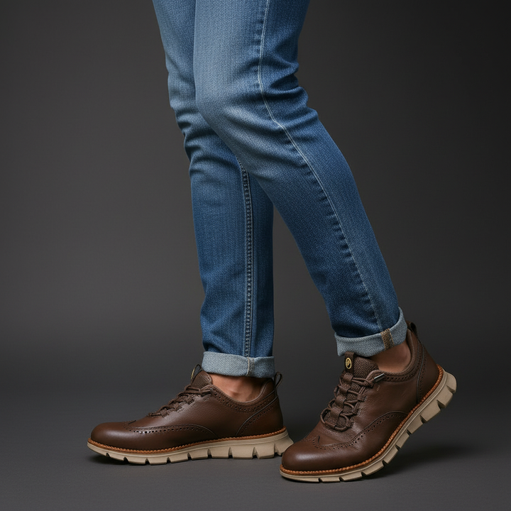 Harper | Premium Comfort Leather Sneakers