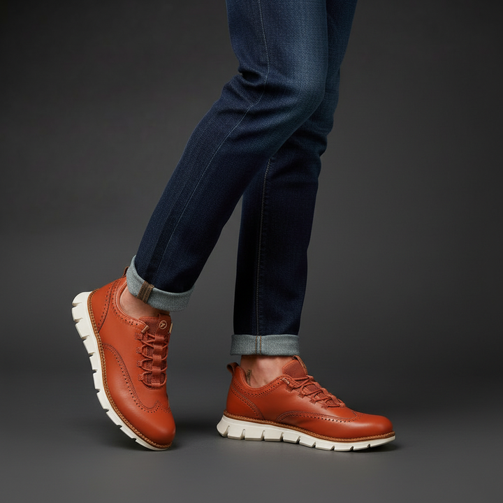 Harper | Premium Comfort Leather Sneakers