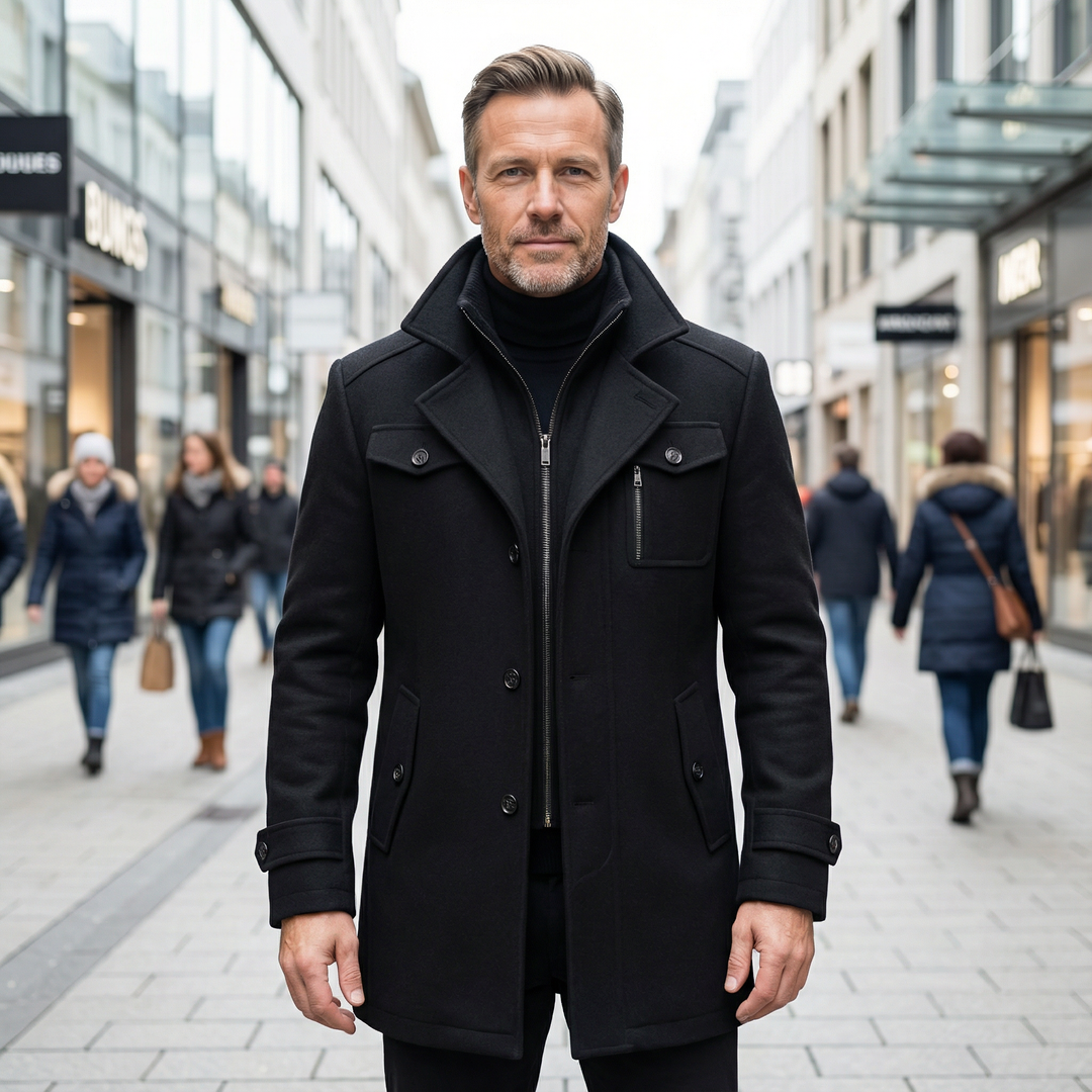 Klaus | Two-Piece Wool Coat
