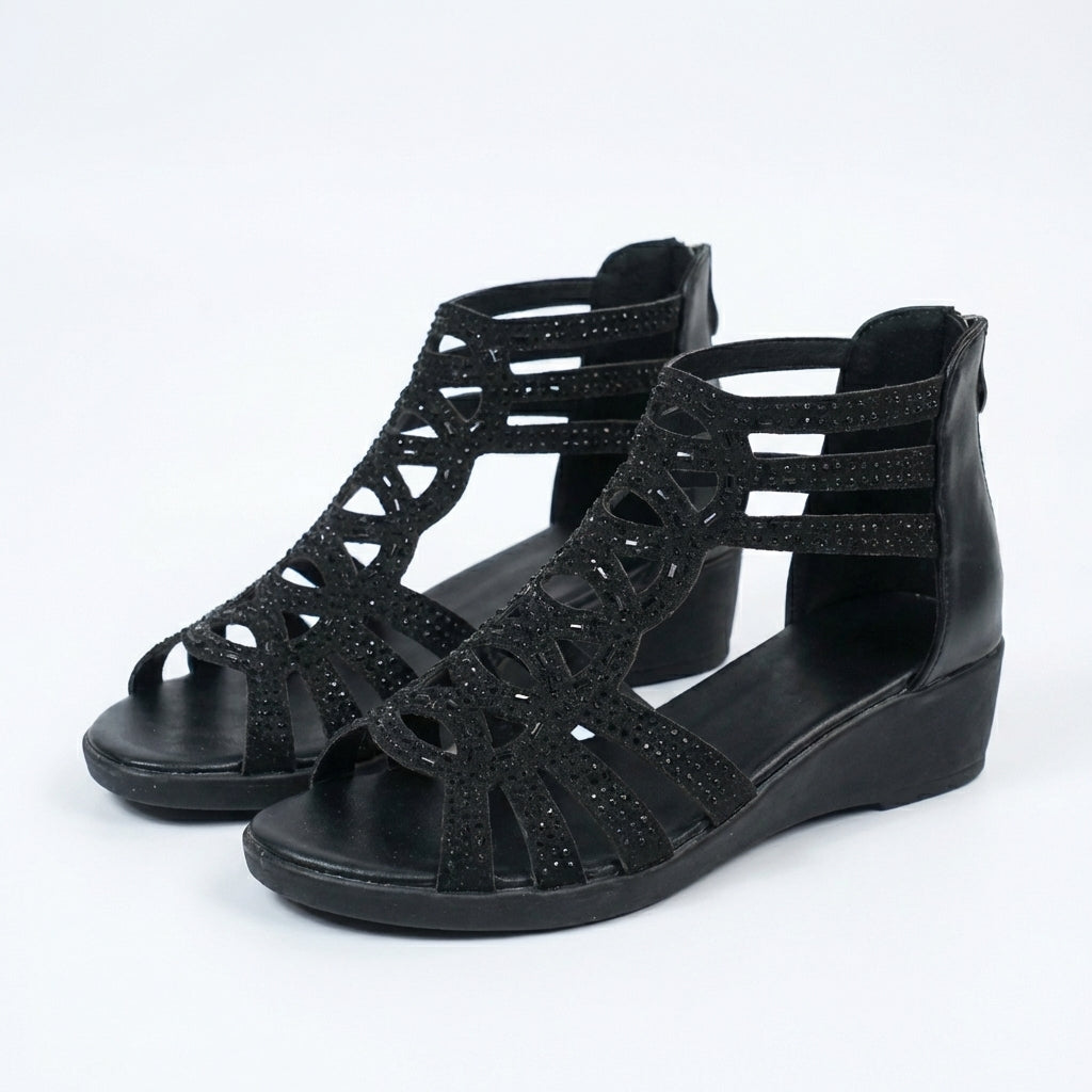 Arianne | Glamorous Lace-Up Sandals