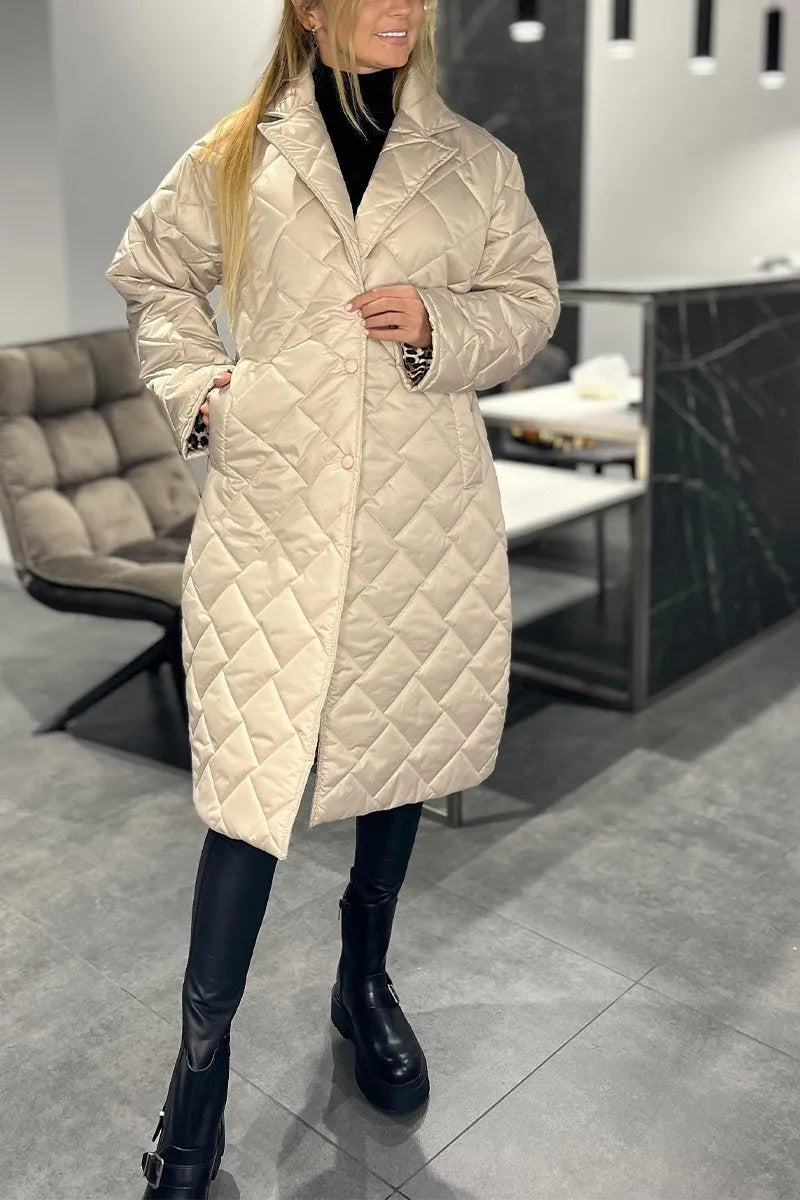Lina | Elegant Leopard-Print Coat