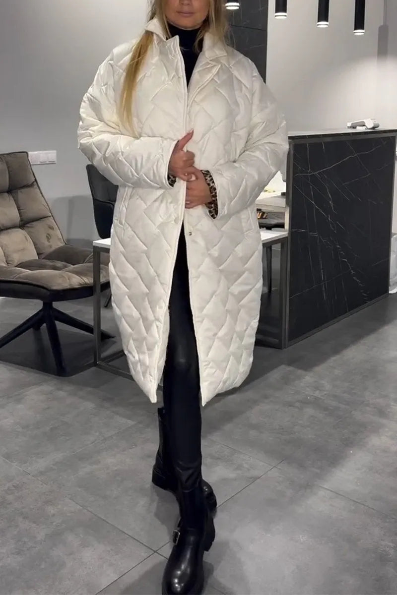 Lina | Elegant Leopard-Print Coat