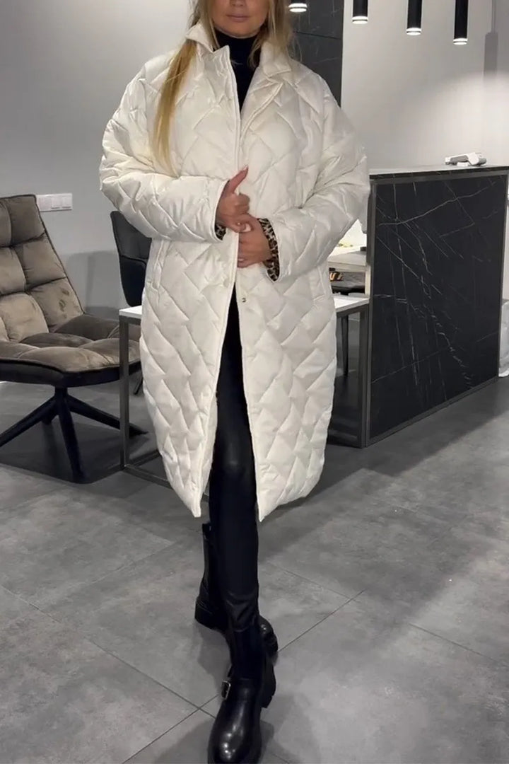 Lina | Elegant Leopard-Print Coat