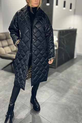 Lina | Elegant Leopard-Print Coat