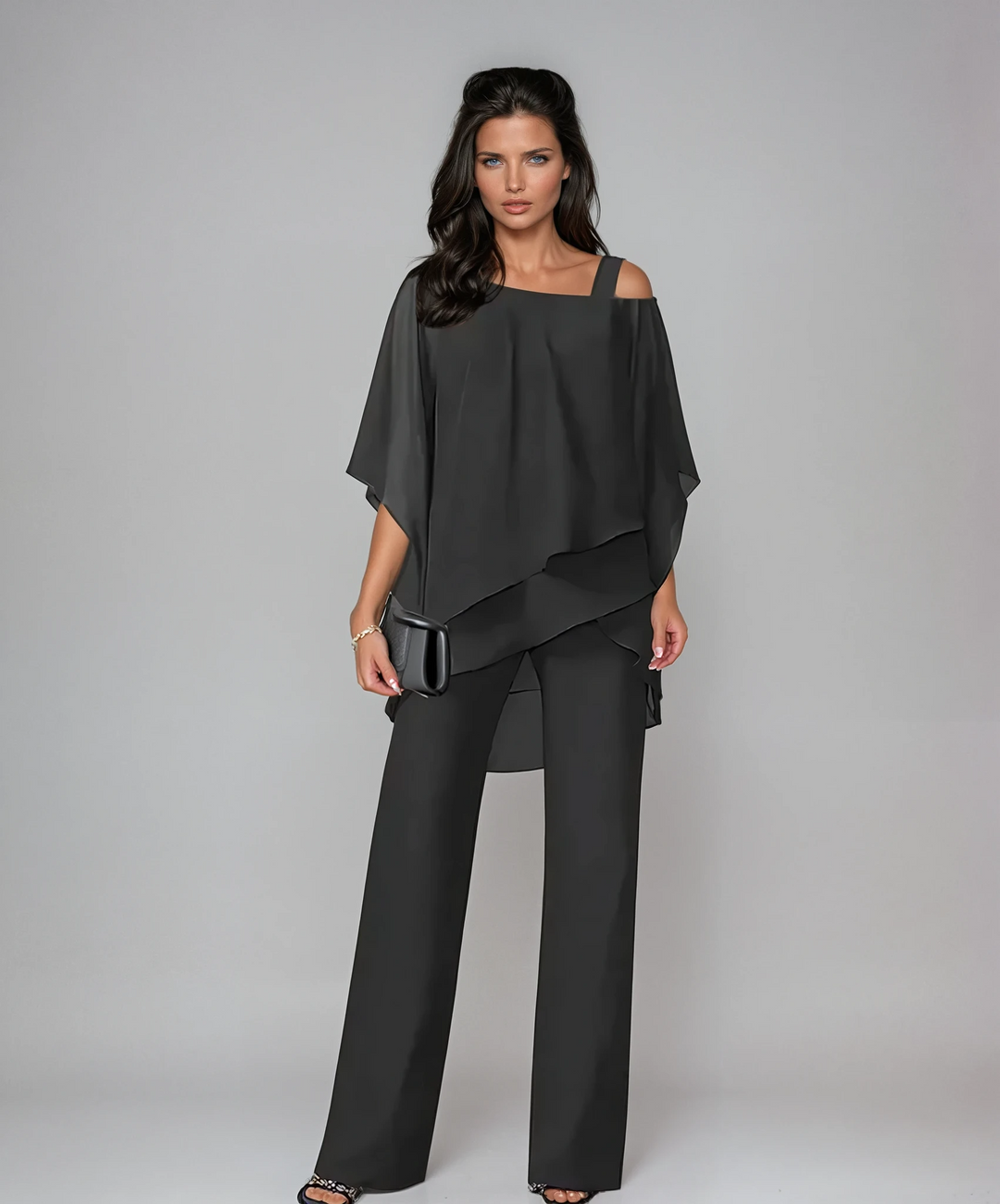 Sabine | Women's Elegant Layered Two-Piece Set