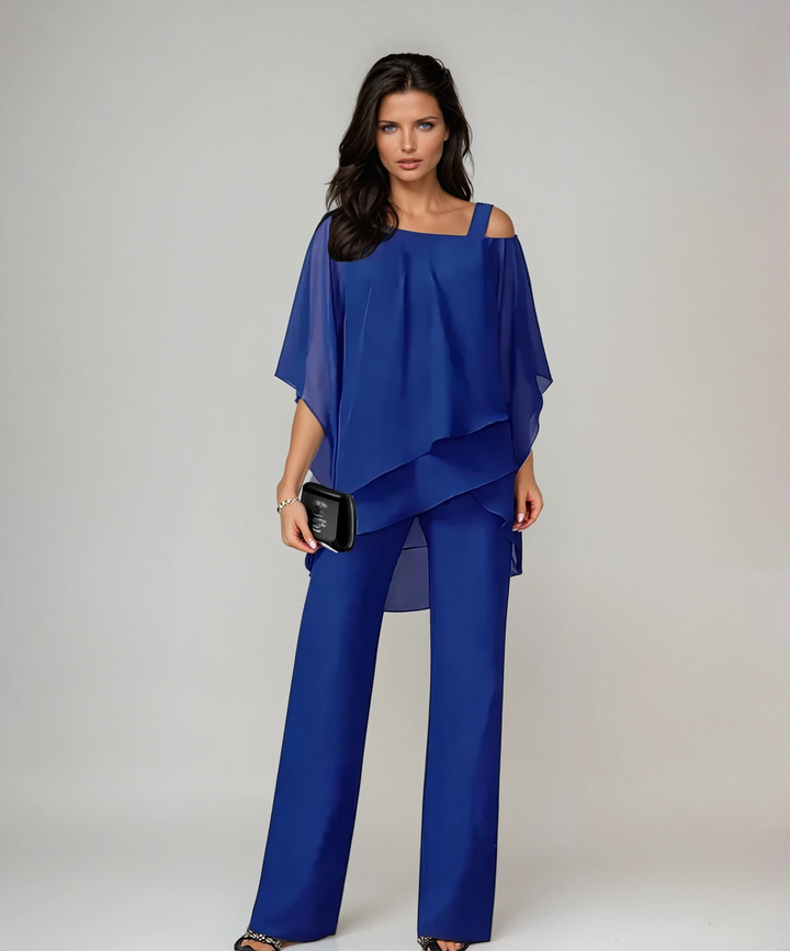 Sabine | Women's Elegant Layered Two-Piece Set