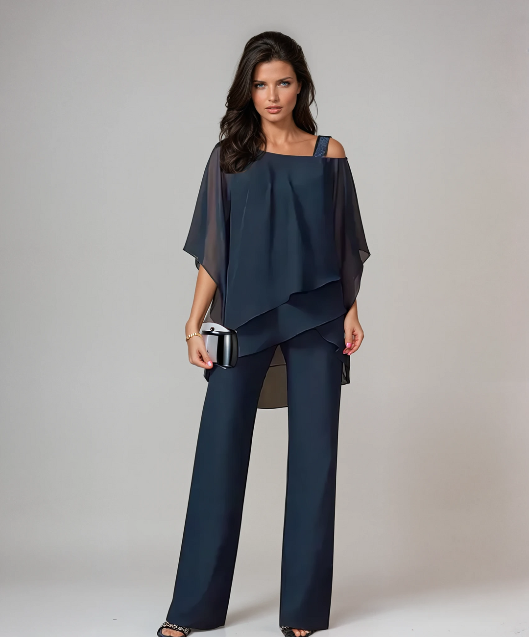 Sabine | Women's Elegant Layered Two-Piece Set