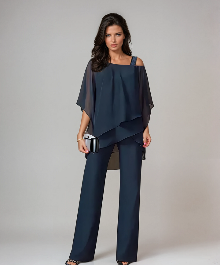 Sabine | Women's Elegant Layered Two-Piece Set