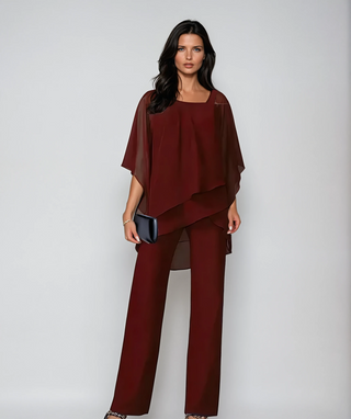 Sabine | Women's Elegant Layered Two-Piece Set