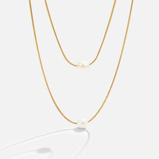 Sophisticated Layered Pearl Necklace