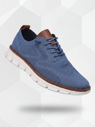 Gunnar | Breathable Everyday Shoes - Blue-White