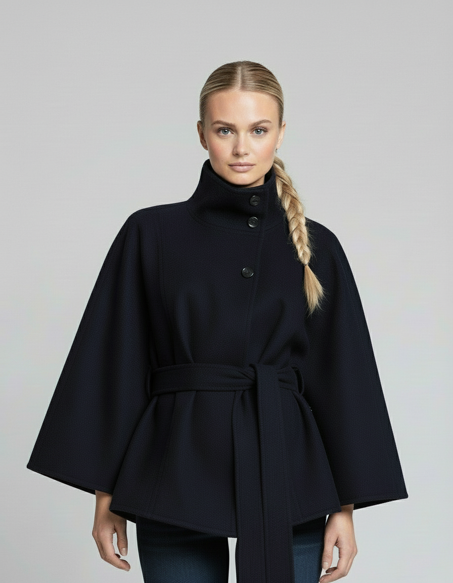 Cosette | Elegant Waist Cape