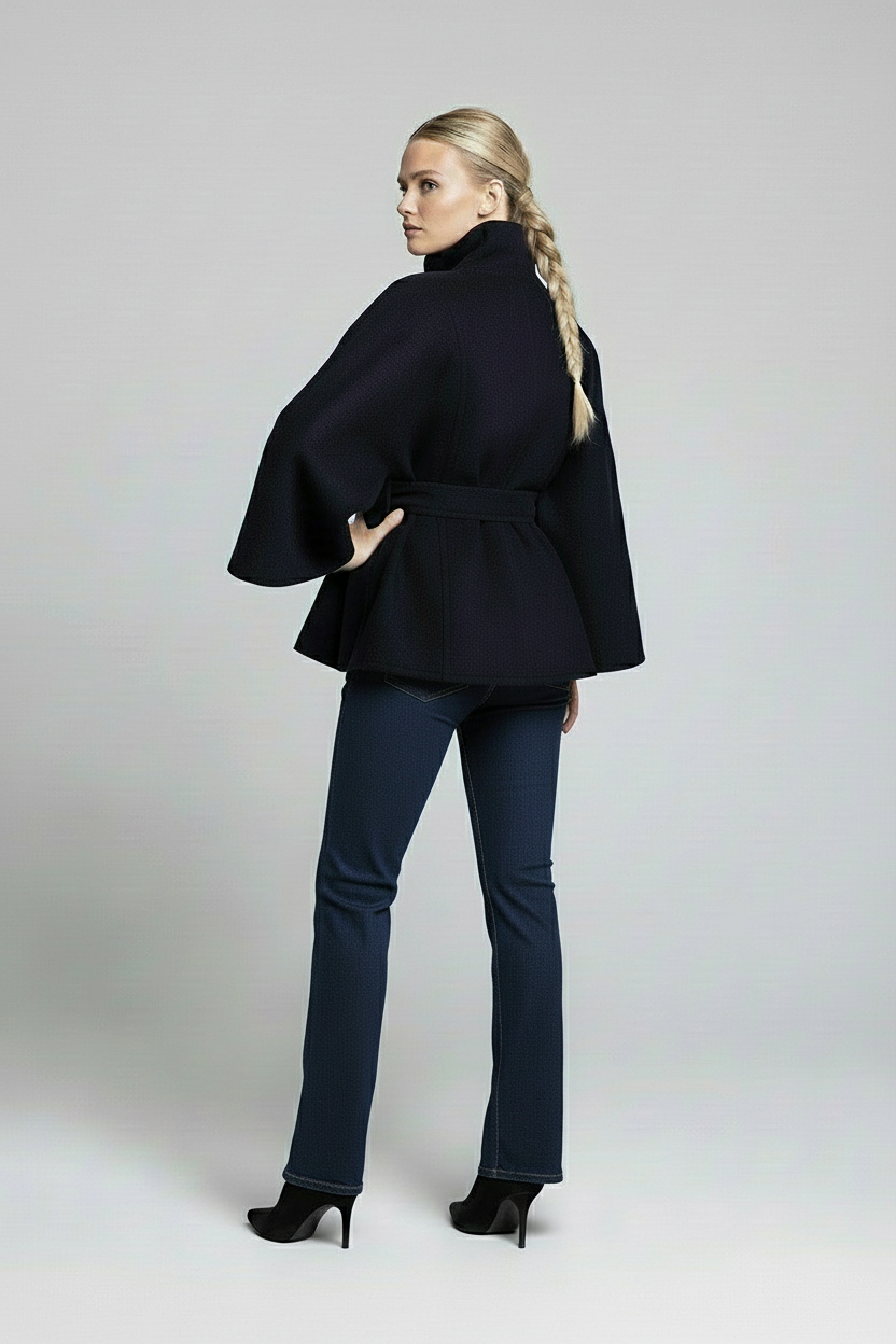 Cosette | Elegant Waist Cape