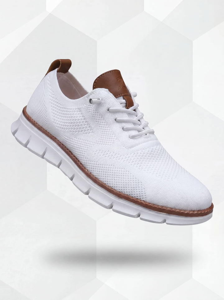 Walter | Breathable Everyday Shoes - White