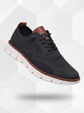 Dirk | Breathable Everyday Shoes – Black-White