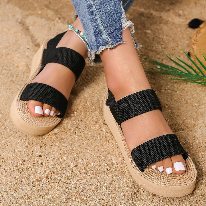 Valleentina | Comfortable Soft-Step Platform Mules