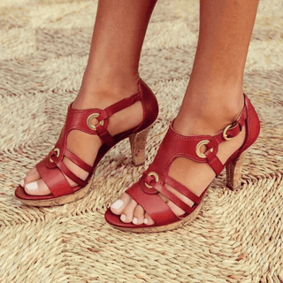 Elowen | Eyelet-Detail Sandals