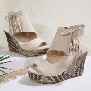 Marnie | Lace-Up Platform Sandals
