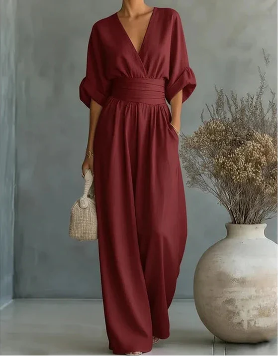Marina | Loose Wide-Leg Jumpsuit