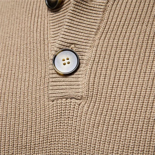 Michiel | Men's Sweater with Button Detail