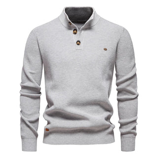 Michiel | Men's Sweater with Button Detail