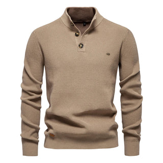 Michiel | Men's Sweater with Button Detail