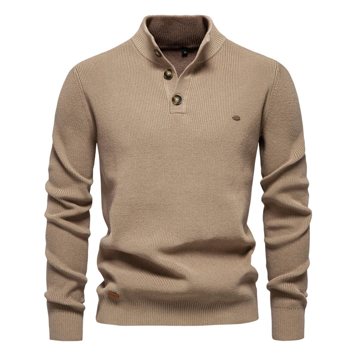 Michiel | Men's Sweater with Button Detail