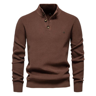 Michiel | Men's Sweater with Button Detail