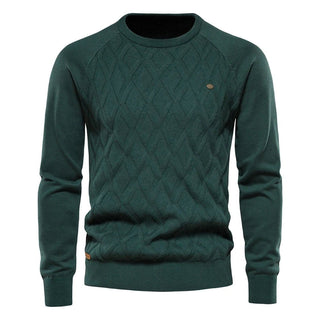 Daniel | Men's Sweater with Check Design