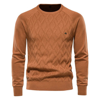 Daniel | Men's Sweater with Check Design