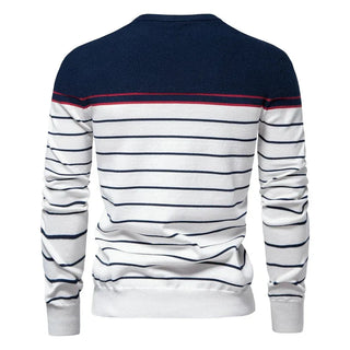 Sebastian | Men's Sweater with Stripe Design