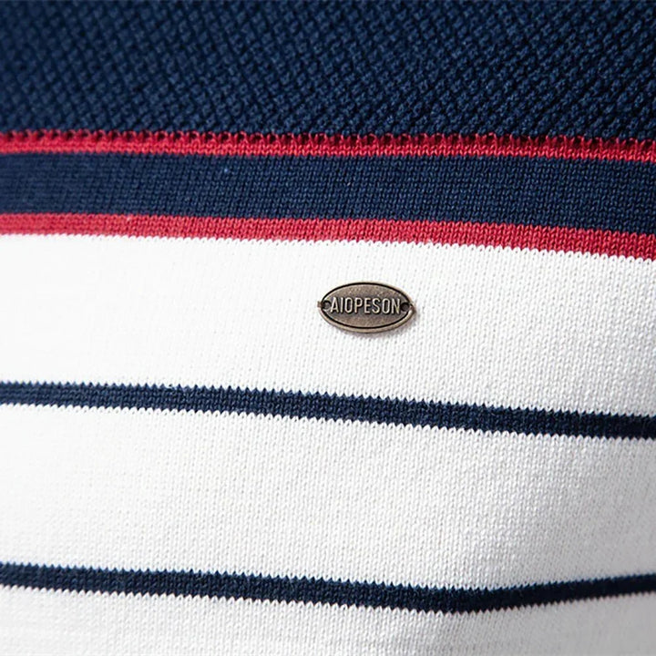 Sebastian | Men's Sweater with Stripe Design